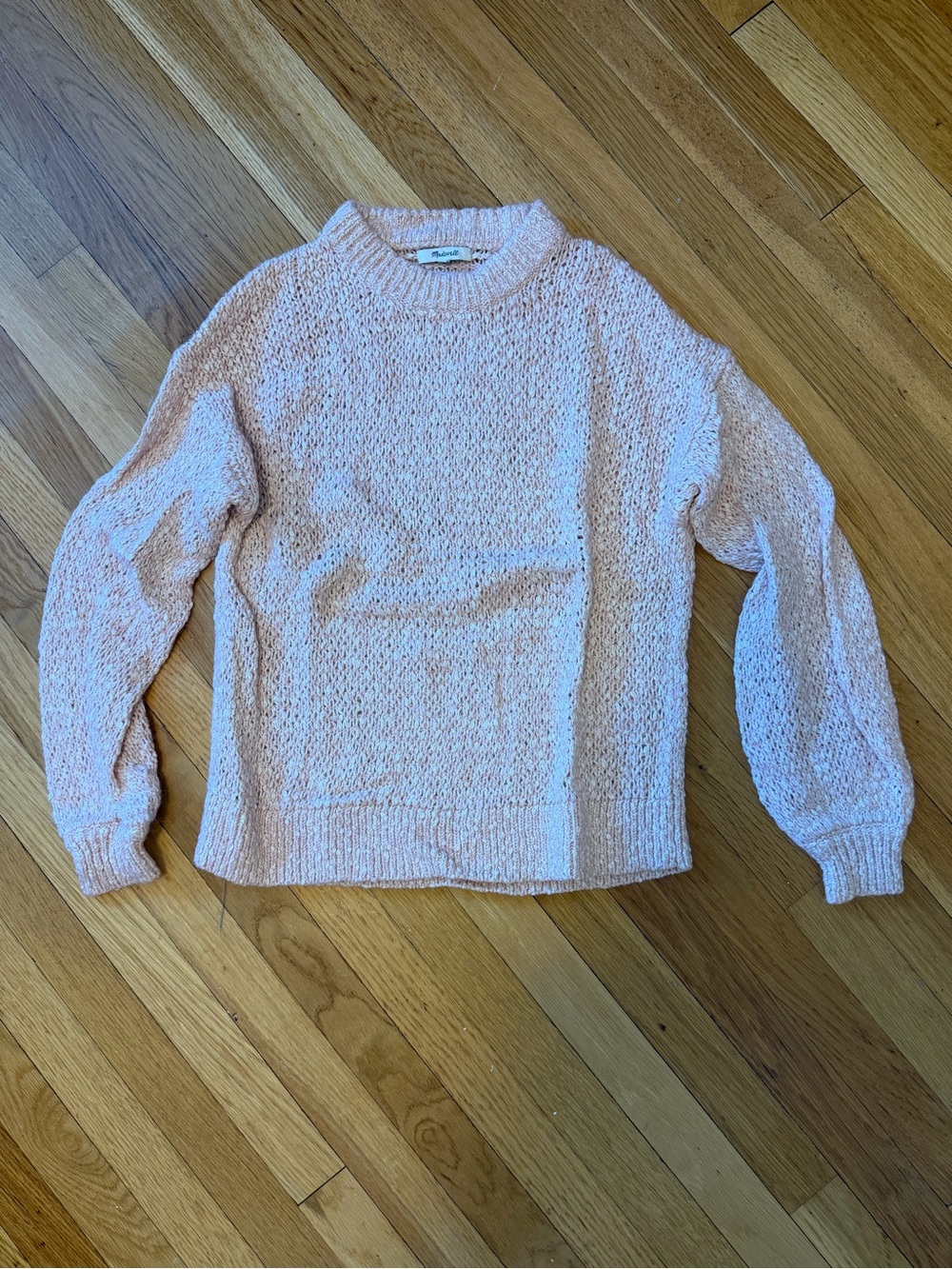 Madewell Soft Pink Women's Crewneck Sweater